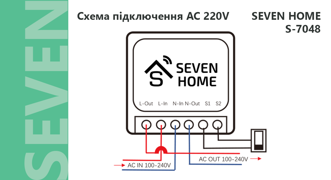 Технічні характеристики SEVEN HOME S-7048 Технічні характеристики SEVEN HOME S-7048